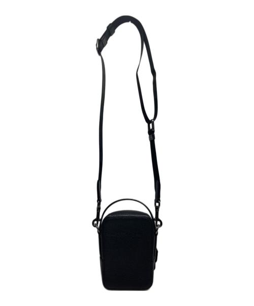 COACH（コーチ）COACH (コーチ) ポーチ カーフレザーショルダーポーチ ブラックの古着・服飾アイテム