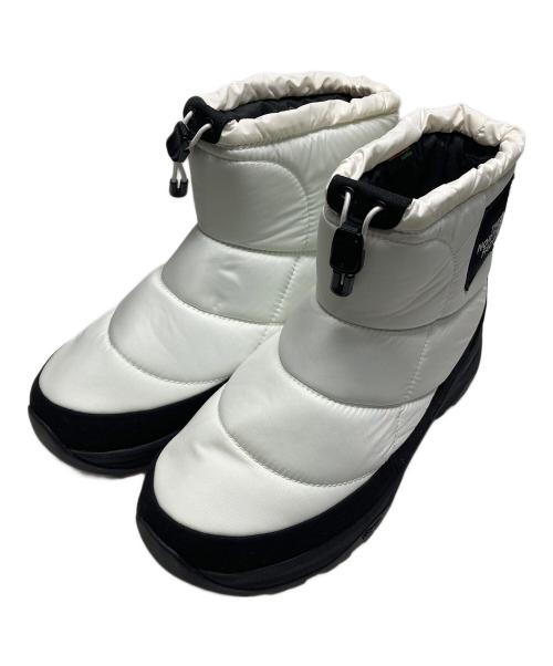 THE NORTH FACE（ザ ノース フェイス）THE NORTH FACE (ザ ノース フェイス) ヌプシ ブーティ ウォータープルーフ ロゴ ショート ホワイト サイズ:27㎝の古着・服飾アイテム