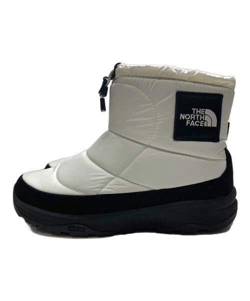 THE NORTH FACE（ザ ノース フェイス）THE NORTH FACE (ザ ノース フェイス) ヌプシ ブーティ ウォータープルーフ ロゴ ショート ホワイト サイズ:27㎝の古着・服飾アイテム