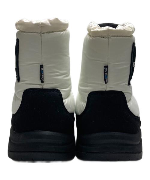 THE NORTH FACE（ザ ノース フェイス）THE NORTH FACE (ザ ノース フェイス) ヌプシ ブーティ ウォータープルーフ ロゴ ショート ホワイト サイズ:27㎝の古着・服飾アイテム