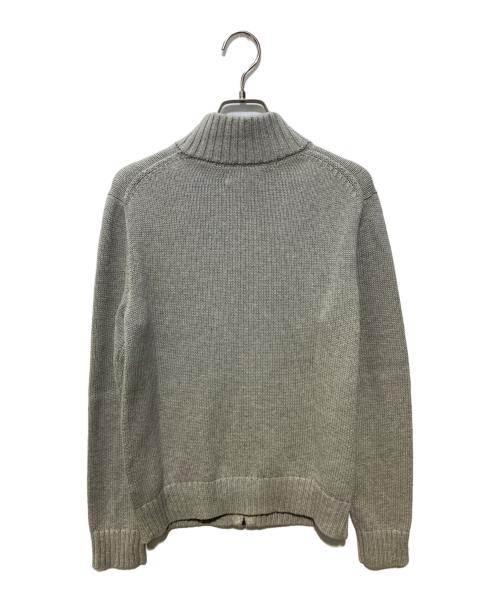 POLO RALPH LAUREN（ポロ・ラルフローレン）POLO RALPH LAUREN (ポロ・ラルフローレン) ジップニット グレー サイズ:SIZE L(14-16)の古着・服飾アイテム