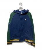 POLO RALPH LAURENポロ・ラルフローレン）の古着「フーディスタジャン」｜ネイビー×グリーン