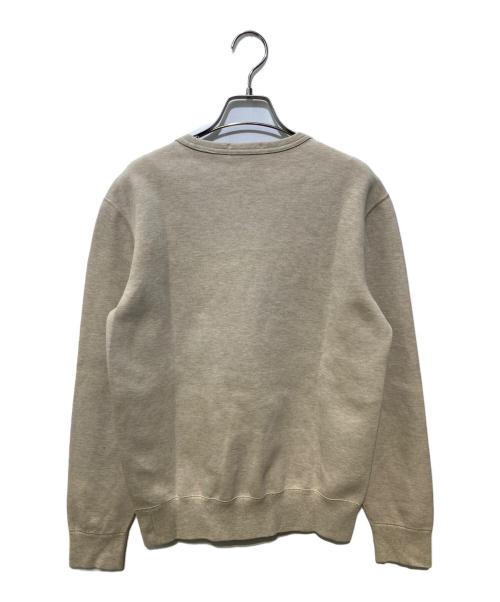 POLO RALPH LAUREN（ポロ・ラルフローレン）POLO RALPH LAUREN (ポロ・ラルフローレン) クルーネックスウェット ベージュ サイズ:SIZE XSの古着・服飾アイテム
