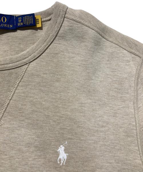 POLO RALPH LAUREN（ポロ・ラルフローレン）POLO RALPH LAUREN (ポロ・ラルフローレン) クルーネックスウェット ベージュ サイズ:SIZE XSの古着・服飾アイテム