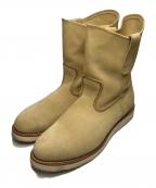 RED WINGレッドウィング）の古着「PECOS スウェードブーツ」｜ベージュ