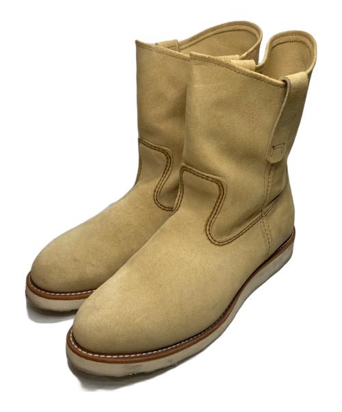 RED WING（レッドウィング）RED WING (レッドウィング) PECOS スウェードブーツ ベージュ サイズ:28.5cmの古着・服飾アイテム