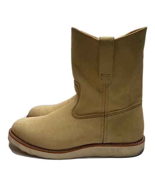 RED WING（レッドウィング）RED WING (レッドウィング) PECOS スウェードブーツ ベージュ サイズ:28.5cmの古着・服飾アイテム
