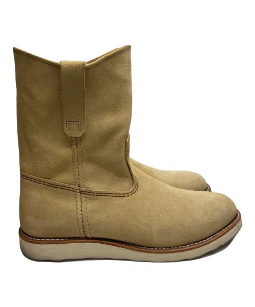 RED WING（レッドウィング）RED WING (レッドウィング) PECOS スウェードブーツ ベージュ サイズ:28.5cmの古着・服飾アイテム