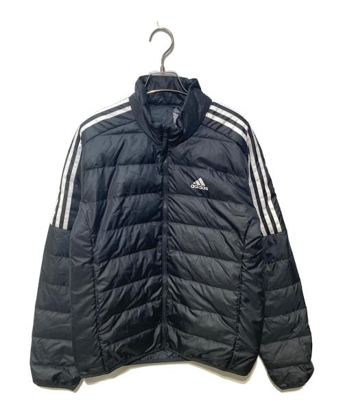 adidas（アディダス）adidas (アディダス) ダウンエッセンシャルズ ダウンジャケット ブラック サイズ:Lの古着・服飾アイテム