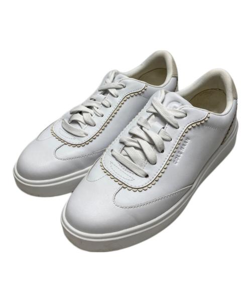 COLE HAAN（コールハーン）COLE HAAN (コールハーン) グランド クロスコート アロウ スニーカー ホワイト サイズ:7Bの古着・服飾アイテム