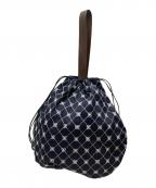mina perhonenミナ ペルホネン）の古着「pear bag flower beads」｜ネイビー