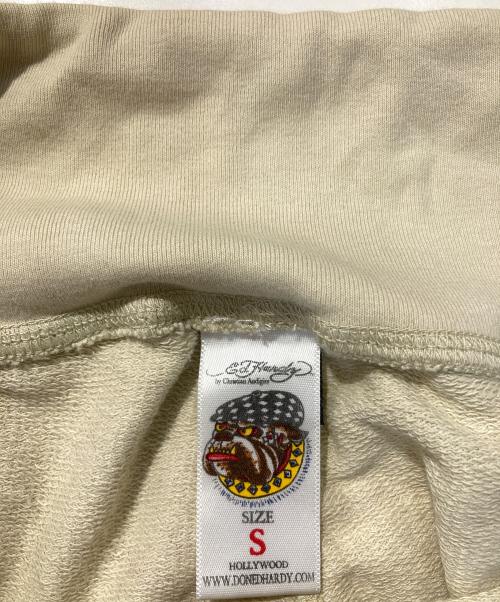 Ed Hardy（エド ハーディー）Ed Hardy (エド ハーディー) フレアパンツ ベージュ サイズ:Sの古着・服飾アイテム