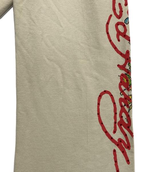 Ed Hardy（エド ハーディー）Ed Hardy (エド ハーディー) フレアパンツ ベージュ サイズ:Sの古着・服飾アイテム
