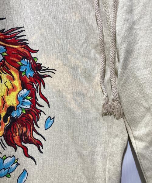 Ed Hardy（エド ハーディー）Ed Hardy (エド ハーディー) フレアパンツ ベージュ サイズ:Sの古着・服飾アイテム