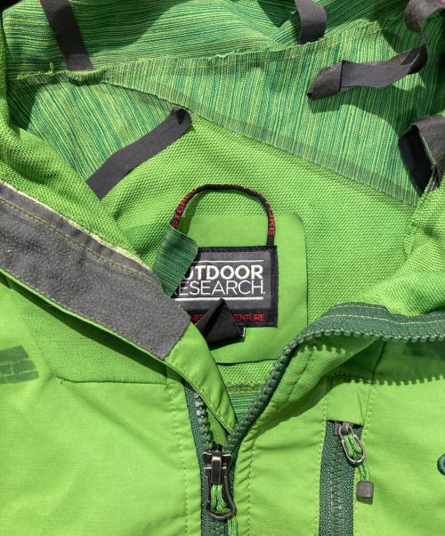 OUTDOOR RESEARCH（アウトドアリサーチ）OUTDOOR RESEARCH (アウトドアリサーチ) マウンテンパーカー 黄緑 サイズ:Mの古着・服飾アイテム
