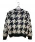 Fake Ass Flowers (フェイク アス フラワーズ) モヘアカーディガン Houndstooth Cardigan グレー サイズ:SIZE 2：20000円