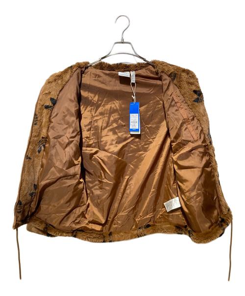 adidas（アディダス）adidas (アディダス) モノグラムファージャケット ブラウン サイズ:Mの古着・服飾アイテム