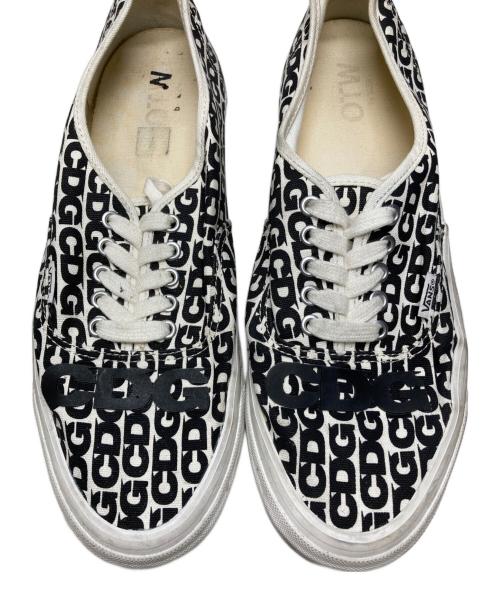 VANS（ヴァンズ）VANS (ヴァンズ) CDG (シーディージー) OTW by VANS Authenticローカットスニーカー ホワイト×ブラック サイズ:30の古着・服飾アイテム