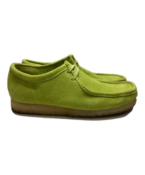 CLARKS（クラークス）CLARKS (クラークス) ワラビーブーツ 黄緑 サイズ:29の古着・服飾アイテム