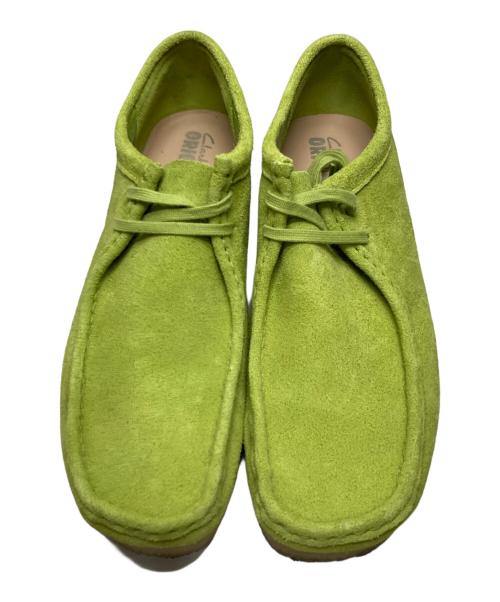 CLARKS（クラークス）CLARKS (クラークス) ワラビーブーツ 黄緑 サイズ:29の古着・服飾アイテム