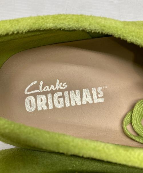 CLARKS（クラークス）CLARKS (クラークス) ワラビーブーツ 黄緑 サイズ:29の古着・服飾アイテム