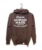HUMAN MADEヒューマンメイド）の古着「Futuristic Teenagers Pullover Hoody」｜ブラウン