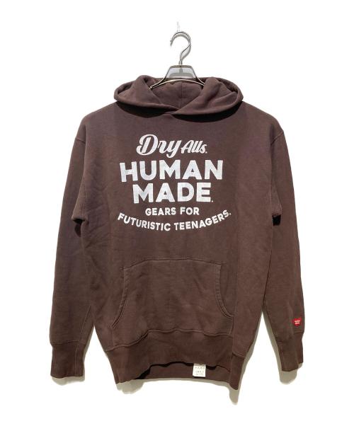 HUMAN MADE（ヒューマンメイド）HUMAN MADE (ヒューマンメイド) Futuristic Teenagers Pullover Hoody ブラウン サイズ:XLの古着・服飾アイテム