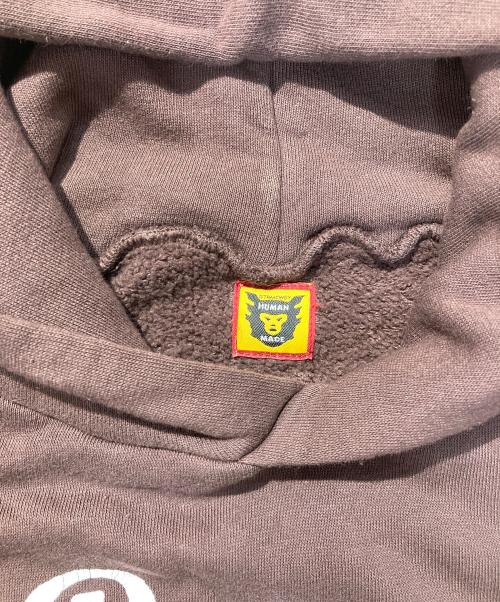 HUMAN MADE（ヒューマンメイド）HUMAN MADE (ヒューマンメイド) Futuristic Teenagers Pullover Hoody ブラウン サイズ:XLの古着・服飾アイテム