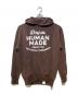 HUMAN MADE（ヒューマンメイド）の古着「Futuristic Teenagers Pullover Hoody」｜ブラウン
