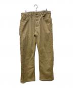 FULLCOUNTフルカウント）の古着「Wide Denim Beige」｜ベージュ