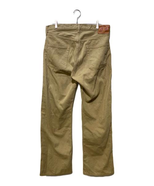 FULLCOUNT（フルカウント）FULLCOUNT (フルカウント) Wide Denim Beige ベージュ サイズ:SIZE 86㎝(W34)の古着・服飾アイテム