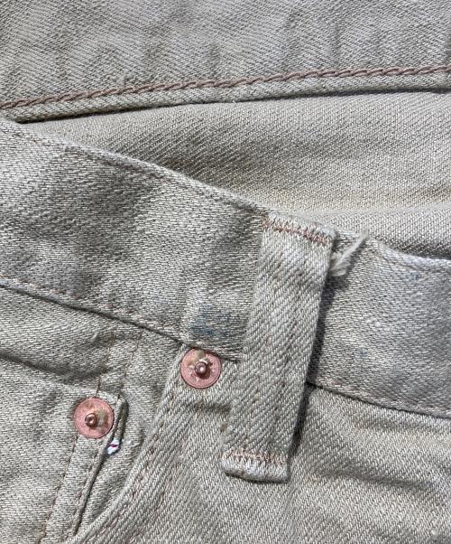 FULLCOUNT（フルカウント）FULLCOUNT (フルカウント) Wide Denim Beige ベージュ サイズ:SIZE 86㎝(W34)の古着・服飾アイテム