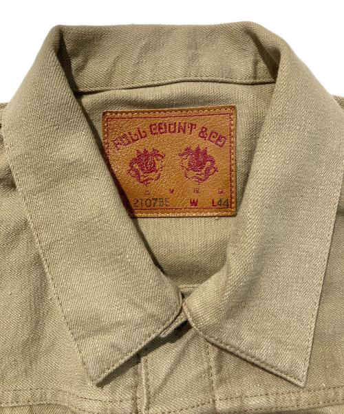 FULLCOUNT（フルカウント）FULLCOUNT (フルカウント) Type1 Beige Denim Jacket 12oz One Wash ベージュ サイズ:SIZE 44の古着・服飾アイテム