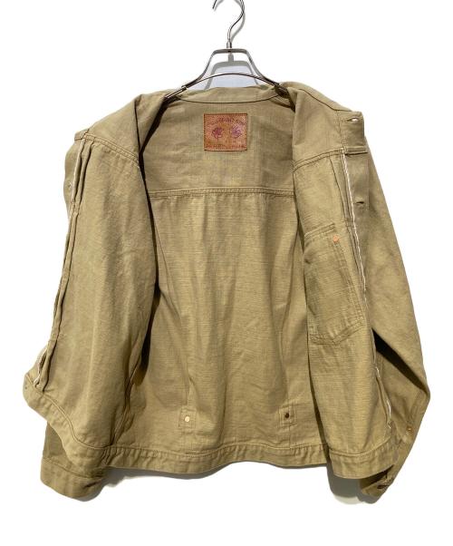FULLCOUNT（フルカウント）FULLCOUNT (フルカウント) Type1 Beige Denim Jacket 12oz One Wash ベージュ サイズ:SIZE 44の古着・服飾アイテム
