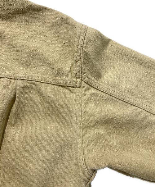 FULLCOUNT（フルカウント）FULLCOUNT (フルカウント) Type1 Beige Denim Jacket 12oz One Wash ベージュ サイズ:SIZE 44の古着・服飾アイテム