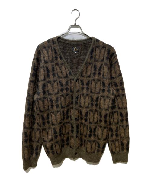 Needles（ニードルズ）Needles (ニードルズ) Mohair Cardigan ブラウン サイズ:Lの古着・服飾アイテム