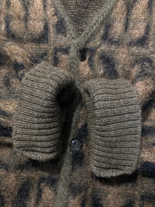 Needles（ニードルズ）Needles (ニードルズ) Mohair Cardigan ブラウン サイズ:Lの古着・服飾アイテム