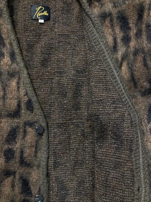 Needles（ニードルズ）Needles (ニードルズ) Mohair Cardigan ブラウン サイズ:Lの古着・服飾アイテム