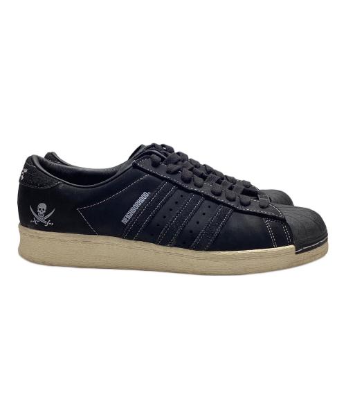 adidas（アディダス）adidas (アディダス) NEIGHBORHOOD (ネイバーフッド) Superstar 2005 ブラック サイズ:29㎝の古着・服飾アイテム