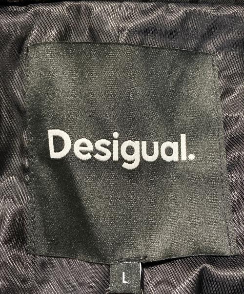 Desigual（デシグアル）Desigual (デシグアル) 花刺繍のブレザー ブラック サイズ:Lの古着・服飾アイテム