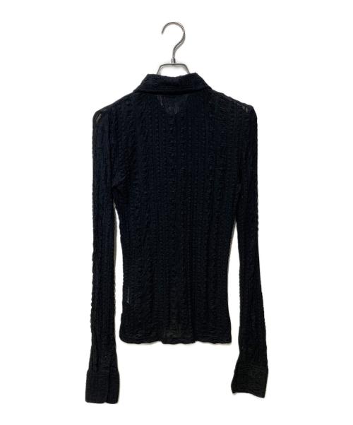 GANNI（ガニー）GANNI (ガニー) Stretch Lace Shirt ブラック サイズ:SIZE36の古着・服飾アイテム