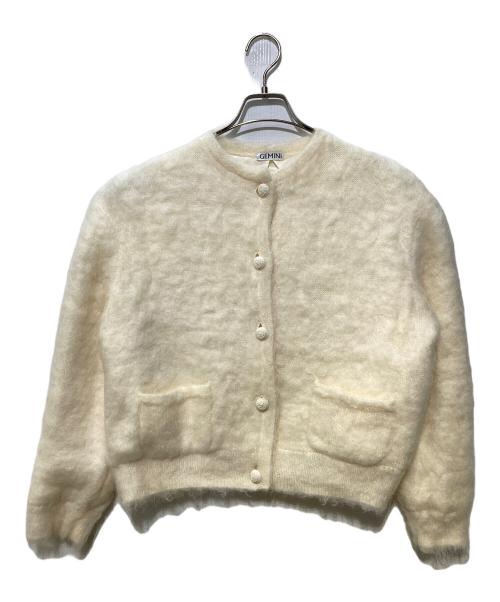 Gemini（ゲミニー）Gemini (ゲミニー) ニットジャケット ベージュ サイズ:FREEの古着・服飾アイテム