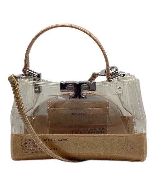 TORY BURCH（トリーバーチ）TORY BURCH (トリーバーチ) Mini Eleanor Clear Satchel ベージュの古着・服飾アイテム