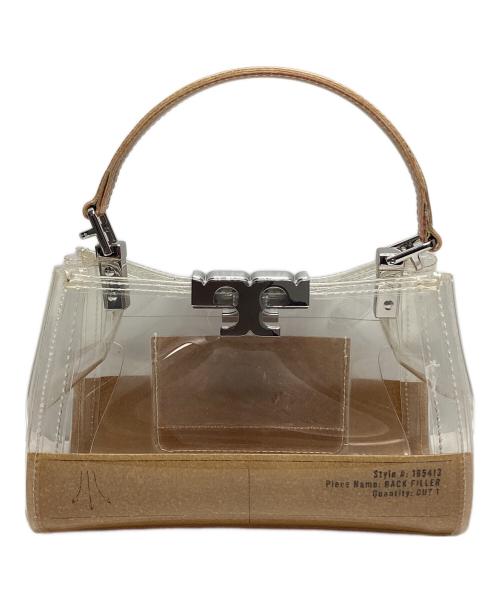 TORY BURCH（トリーバーチ）TORY BURCH (トリーバーチ) Mini Eleanor Clear Satchel ベージュの古着・服飾アイテム
