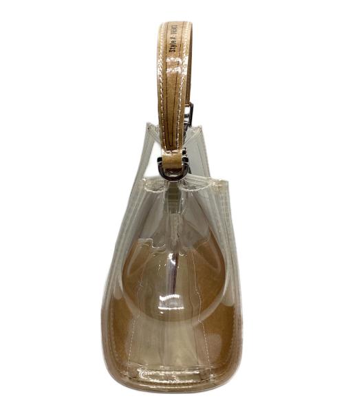 TORY BURCH（トリーバーチ）TORY BURCH (トリーバーチ) Mini Eleanor Clear Satchel ベージュの古着・服飾アイテム