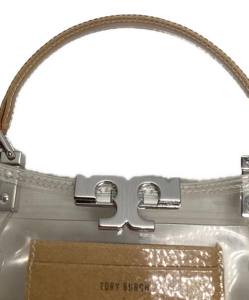 TORY BURCH（トリーバーチ）TORY BURCH (トリーバーチ) Mini Eleanor Clear Satchel ベージュの古着・服飾アイテム