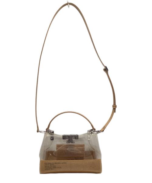 TORY BURCH（トリーバーチ）TORY BURCH (トリーバーチ) Mini Eleanor Clear Satchel ベージュの古着・服飾アイテム