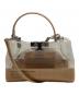TORY BURCH（トリーバーチ）の古着「Mini Eleanor Clear Satchel」｜ベージュ