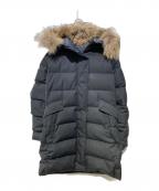 Pyrenexピレネックス）の古着「GRENOBLE FUR INT'L グルノーブルファーフーデットダウンコート」｜ブラック