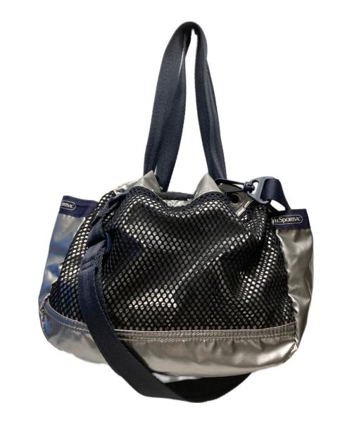 LeSportsac（レスポートサック）LeSportsac (レスポートサック) 2WAYショルダーバッグ シルバーの古着・服飾アイテム